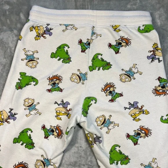 Nickelodeon Rugrats All Over Print Pajama Sweatpants Joggers White Size M - Picture 4 of 15